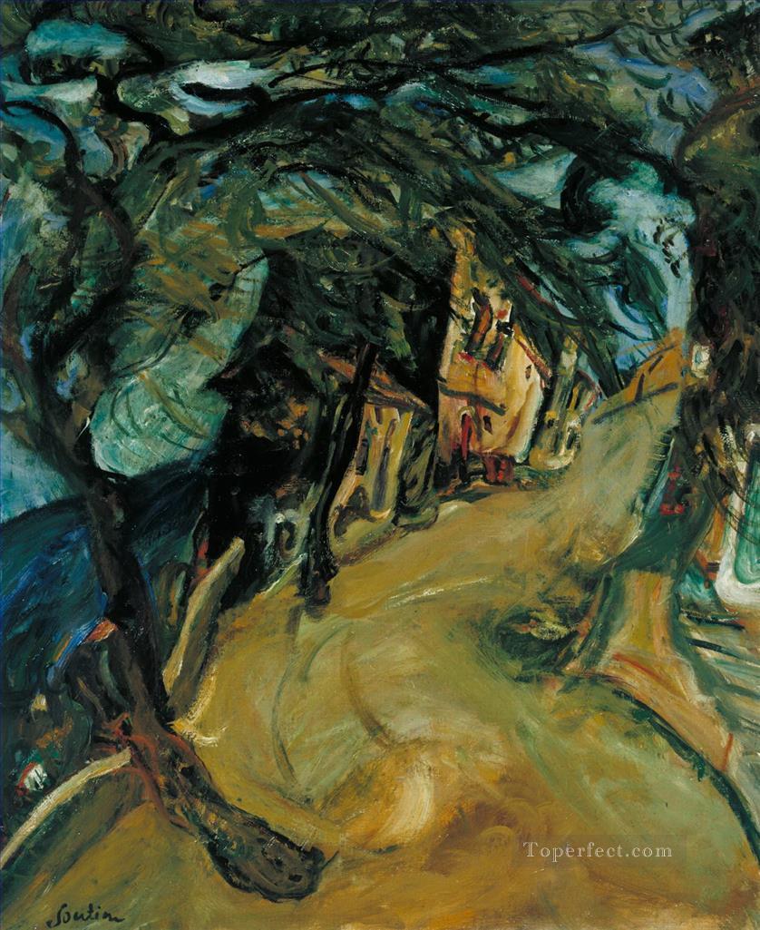 The Road up the Hill Chaim Soutine Oil Paintings